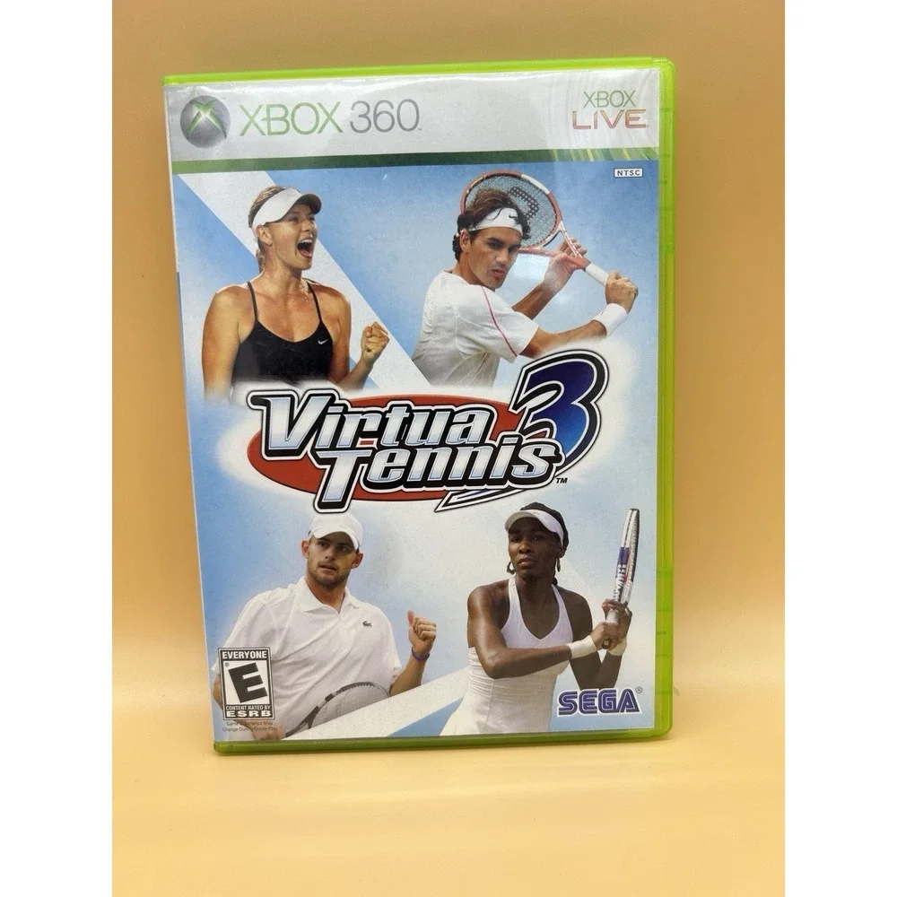 Virtua Tennis 3 Xbox 360 LIVE Complete CIB Tested‎ Working Sega